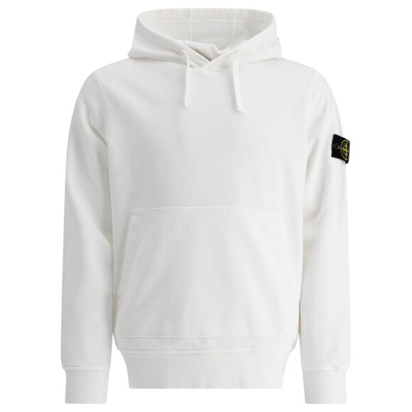 Stone Island Organic Cotton Fleece Hoodie Tag Size L Men